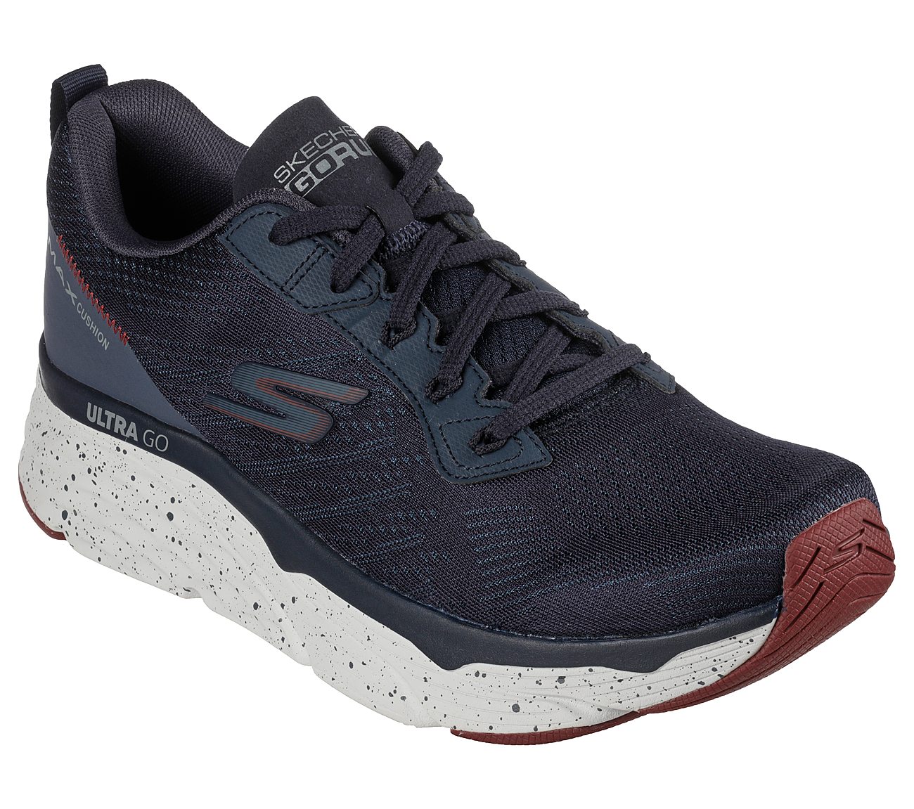 MAX CUSHIONING ELITE - LIMITL, NAVY/RED Footwear Right View