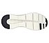 GO RUN GLIDE-STEP FLEX-RADAR, WHITE BLACK Footwear Bottom View