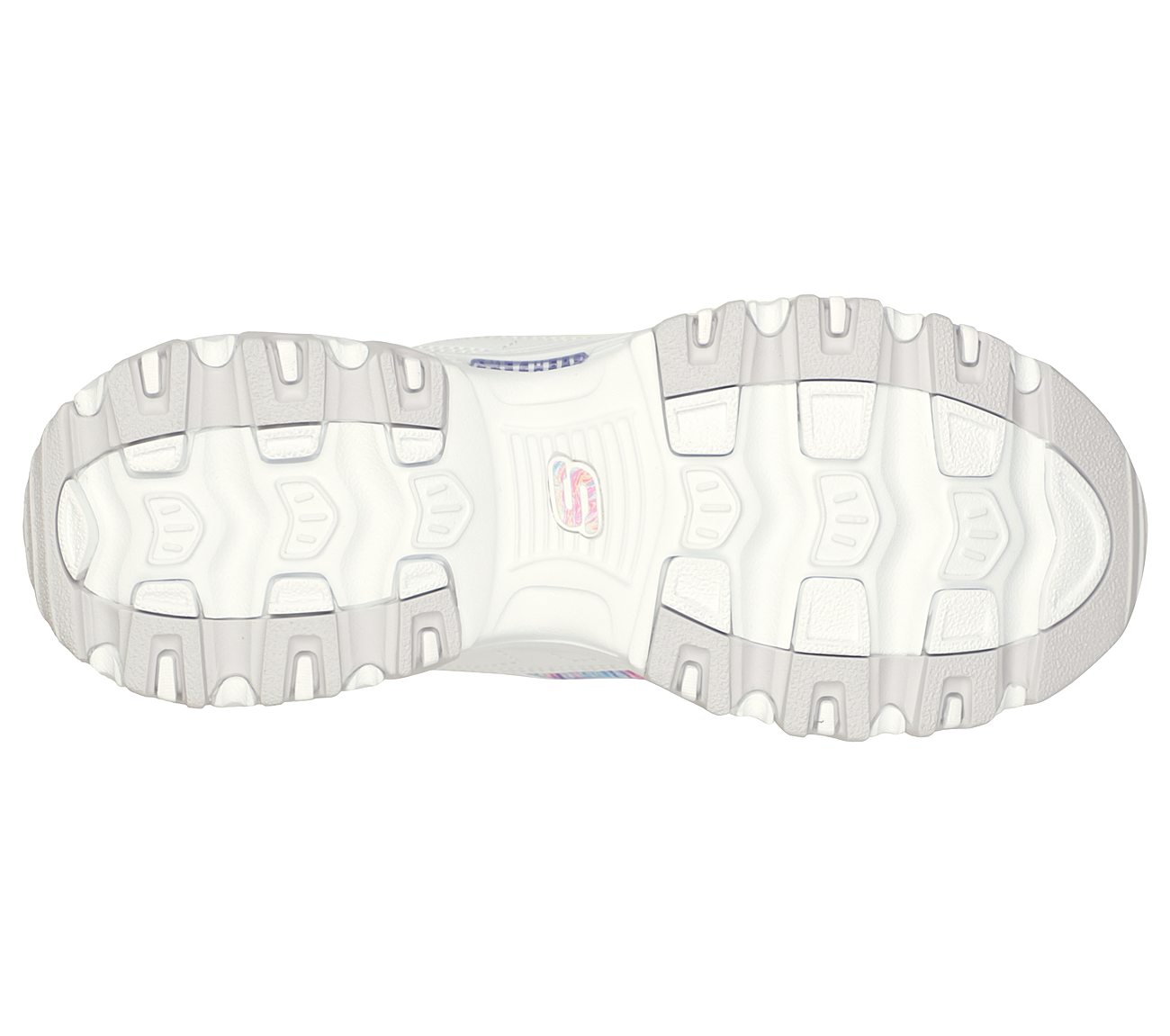 D'LITES-WHIMSICAL DREAM, WHITE/MULTI Footwear Bottom View