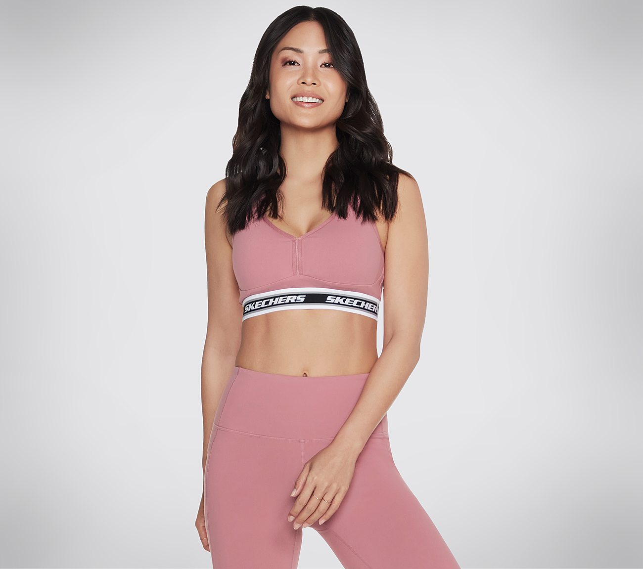 GOFLEX JACQUARD BRA, MMAUVE Apparels Lateral View