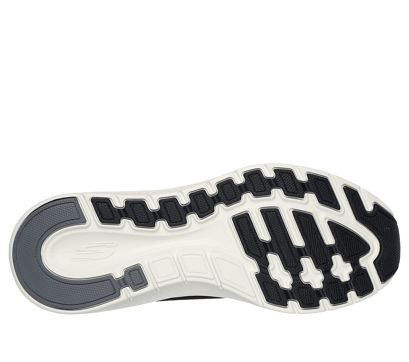 ARCH FIT 2, BLACK/WHITE Footwear Bottom View