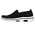 GO WALK 5 - APPRIZE, BLACK/WHITE Footwear Left View