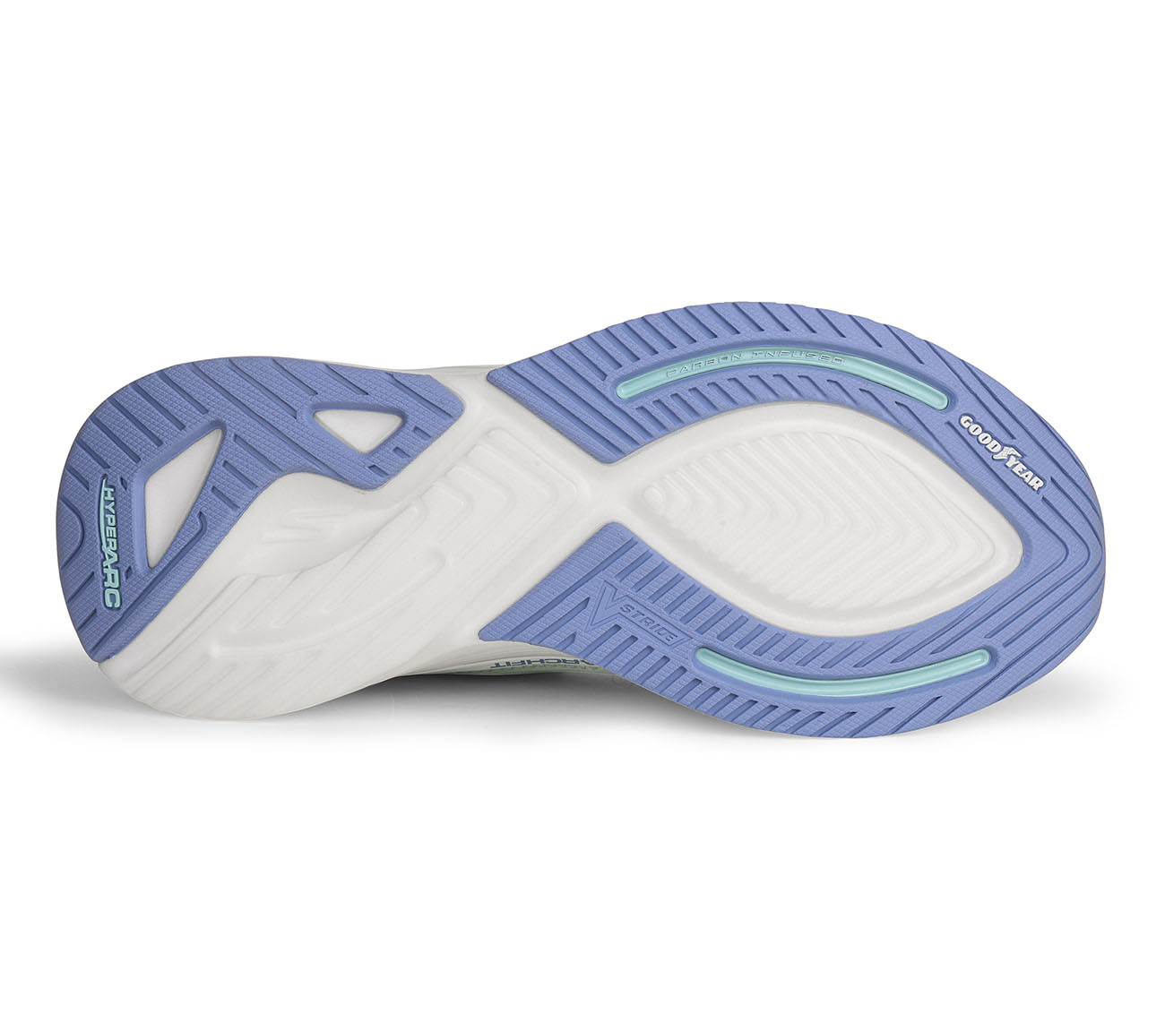 GO WALK DISTANCE WALKER - MOR,  Footwear Bottom View