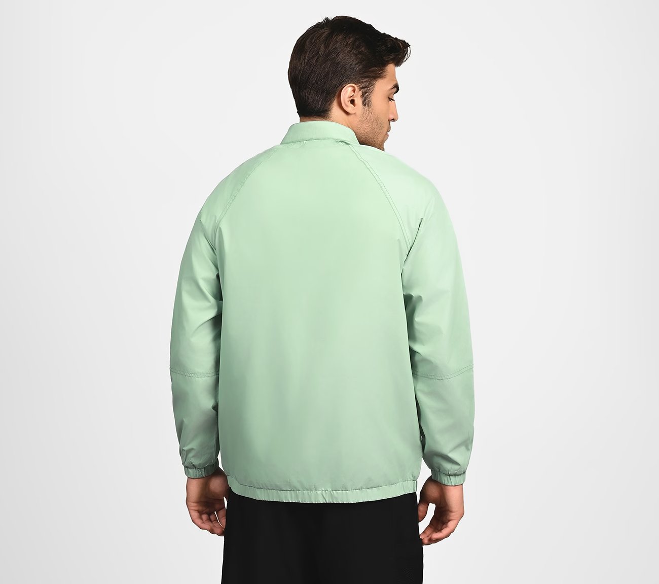 SL OMBRE JACKET, GREY/MINT Apparels Left View
