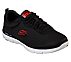 FLEX ADVANTAGE 2.0-DAYSHOW, BLACK/RED Footwear Lateral View