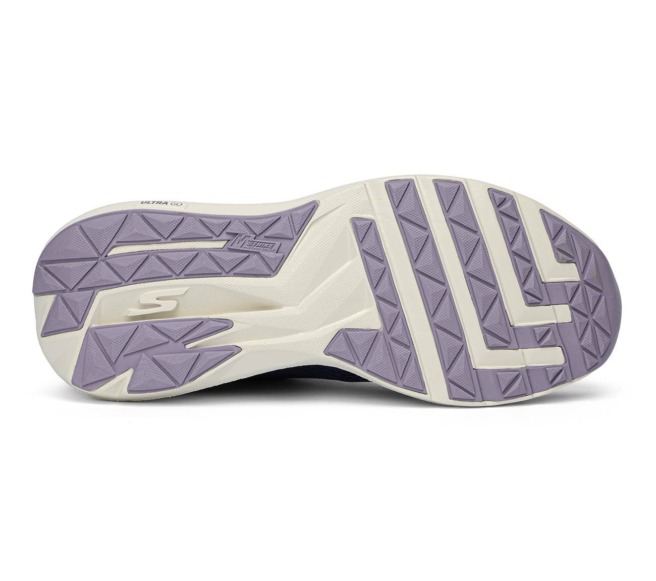 GO RUN PURE, NAVY/MULTI Footwear Bottom View