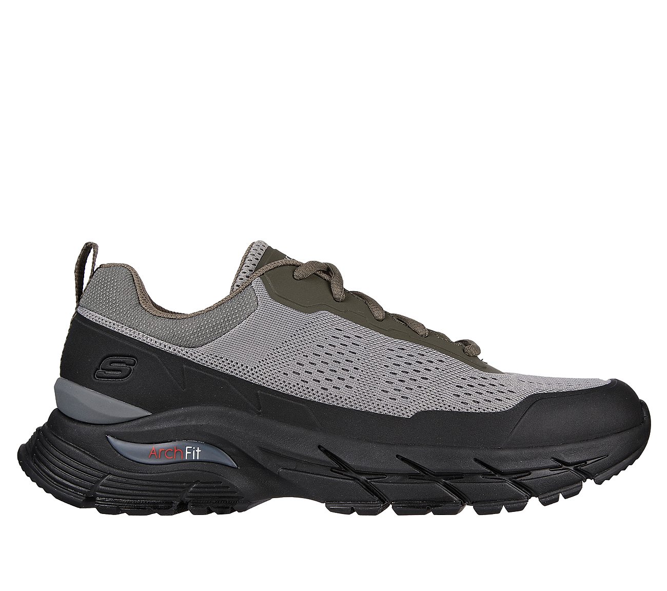 ARCH FIT BAXTER - PENDROY, GREY/BLACK Footwear Lateral View