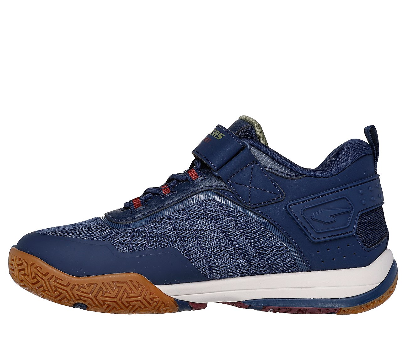 SKECHERS ELITE SPORT COURT, NAVY/MULTI Footwear Left View