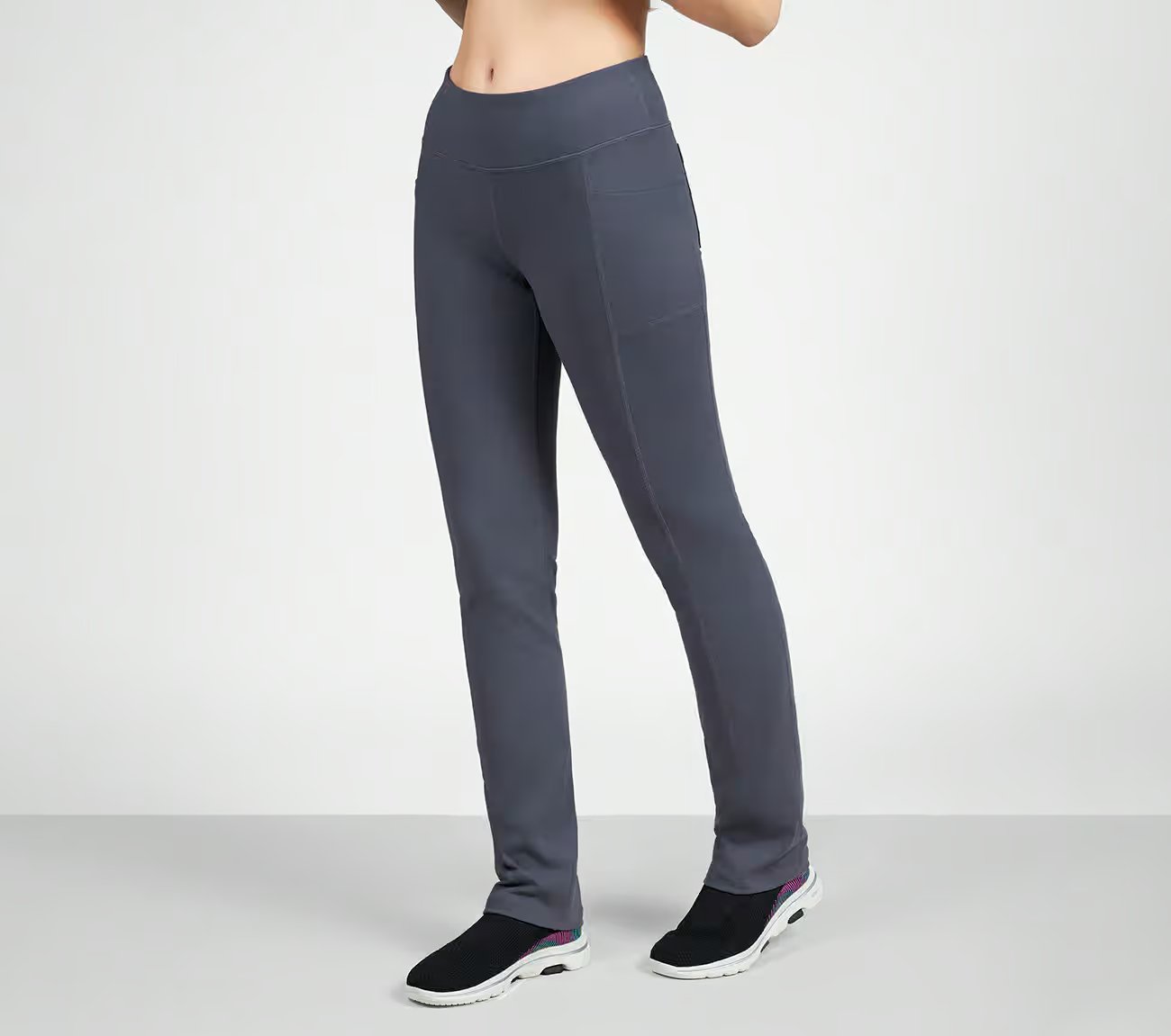 Skechers GO WALK OG Pant, PURPLE/CHARCOAL Apparel Top View