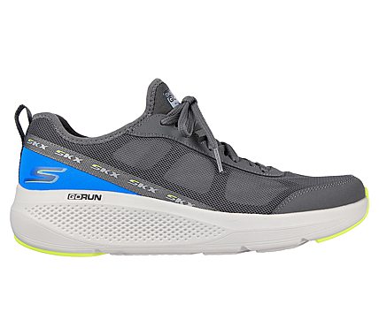 GO RUN ELEVATE - ACCELERATE, CHARCOAL/BLUE Footwear Right View