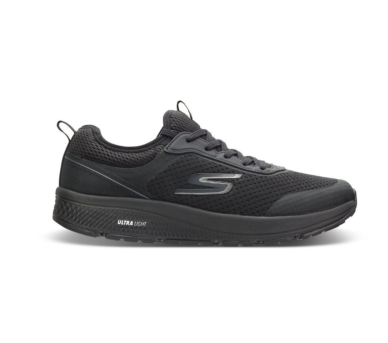 GO RUN CONSISTENT, BBLACK Footwear Lateral View