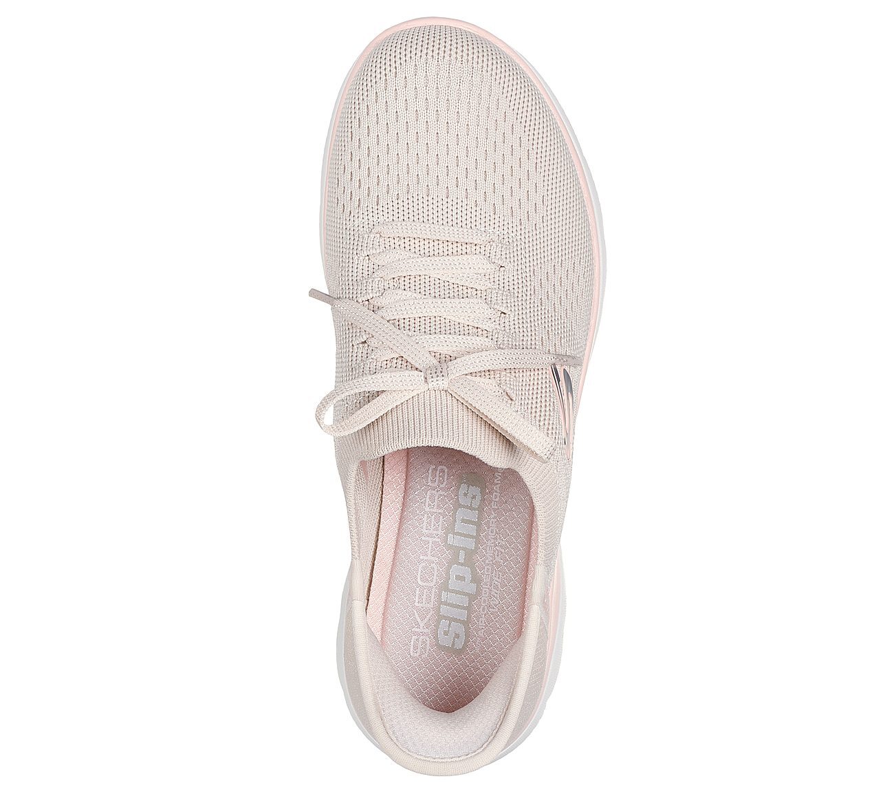 SUMMITS-NEW DAILY, NATURAL/PINK Footwear Bottom View