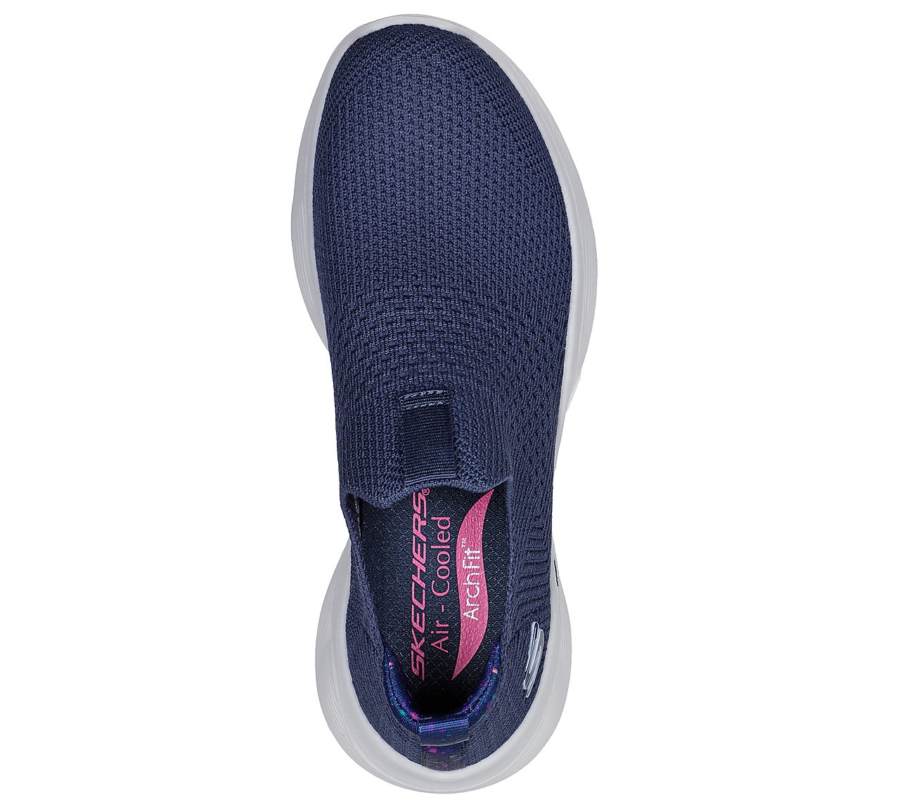 ARCH FIT INFINITY, NAVY/LAVENDER Footwear Top View