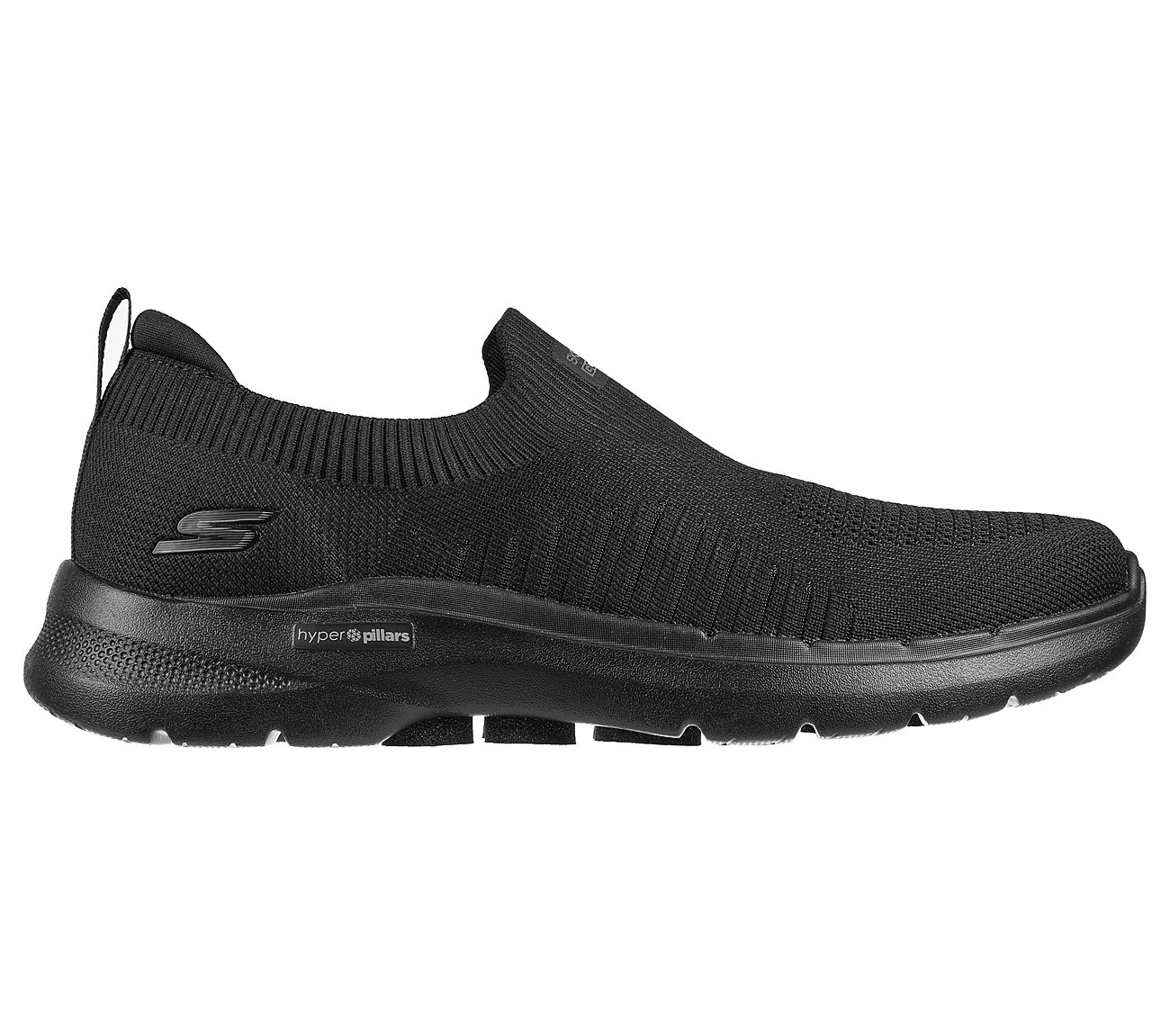 Skechers Black Go Walk 6 Mens Slip On Shoes Style ID: 216205 | India