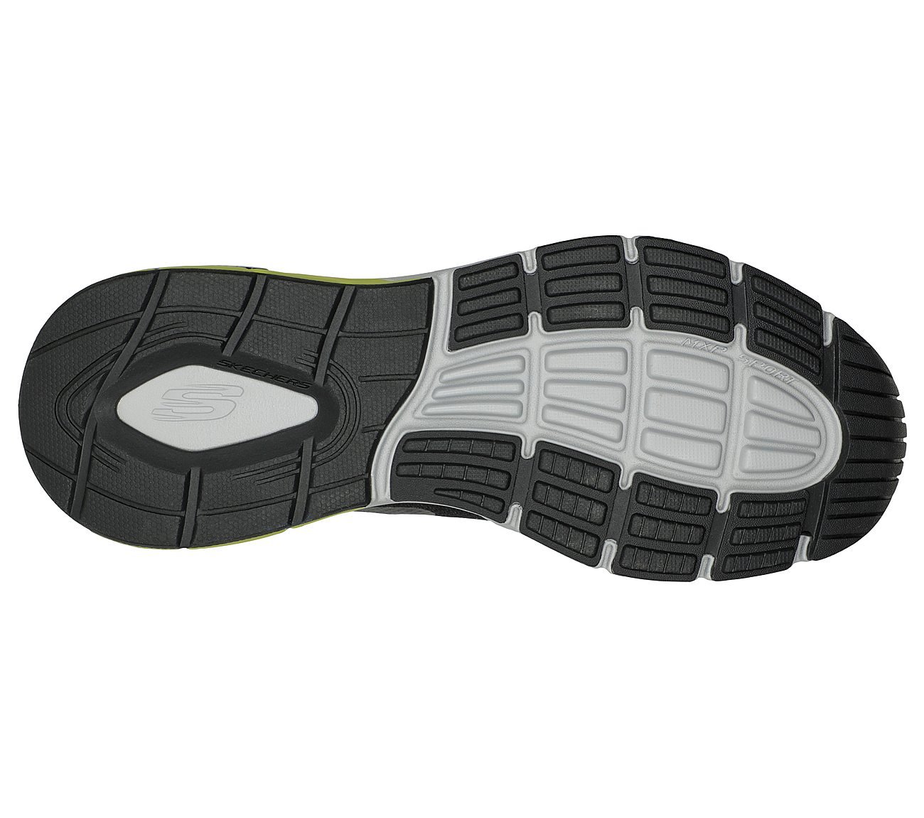 MAX PROTECT SPORT - BREAM, BLACK/LIME Footwear Bottom View