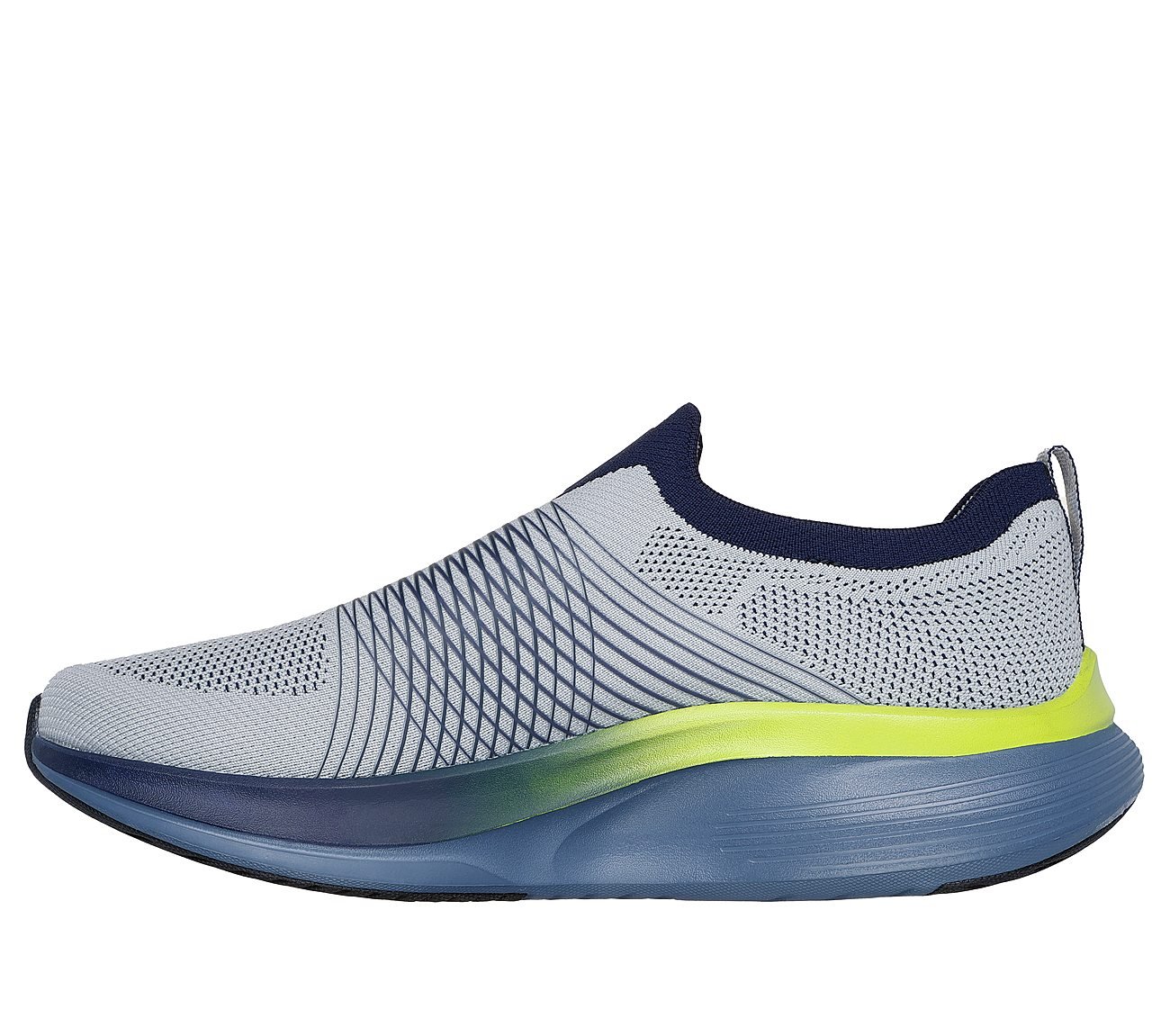 GO WALK COMFORT WALKER - CONS, GREY/LIME Footwear Left View