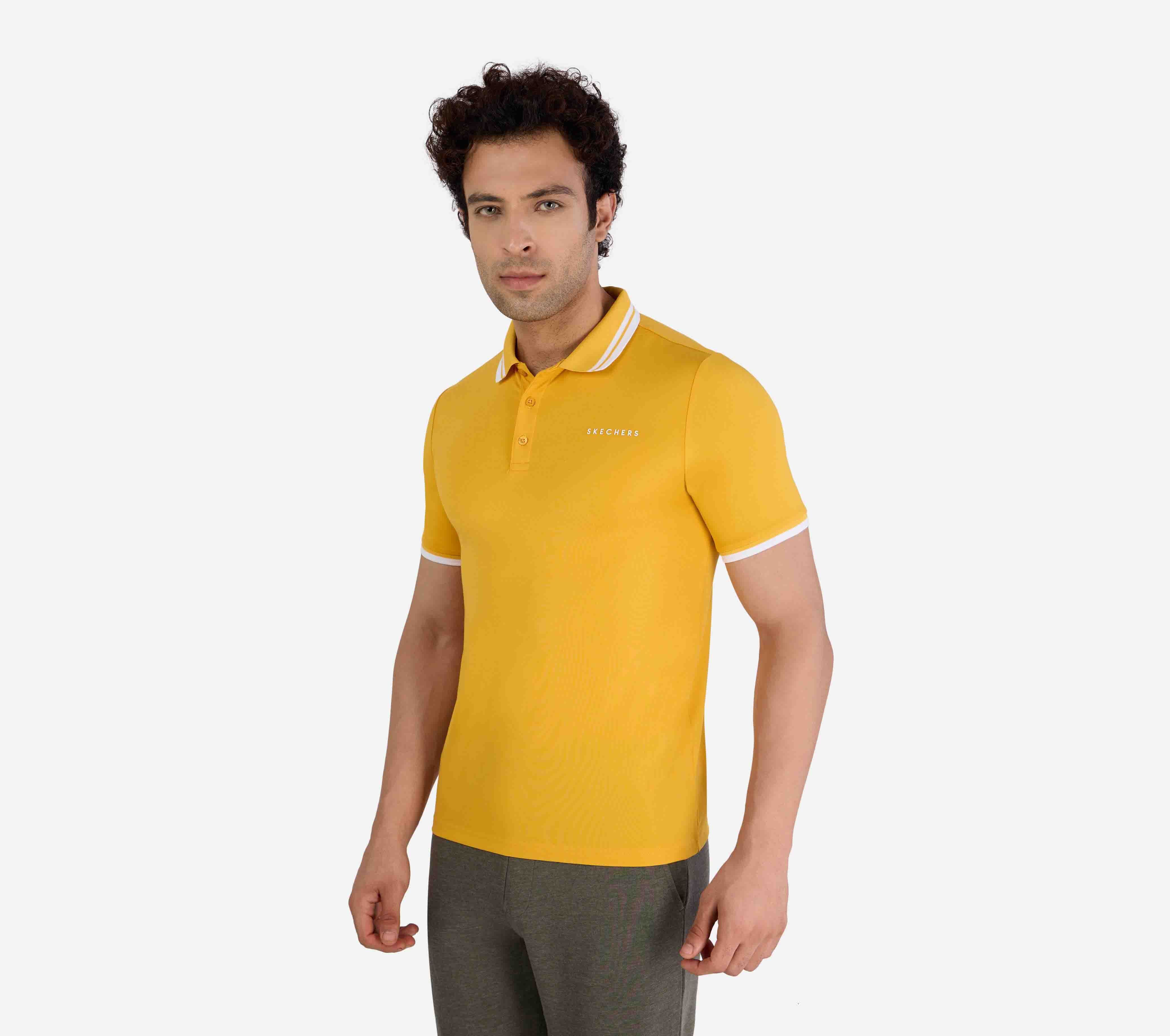 SS BUTTON DOWN POLO,  Apparel Top View