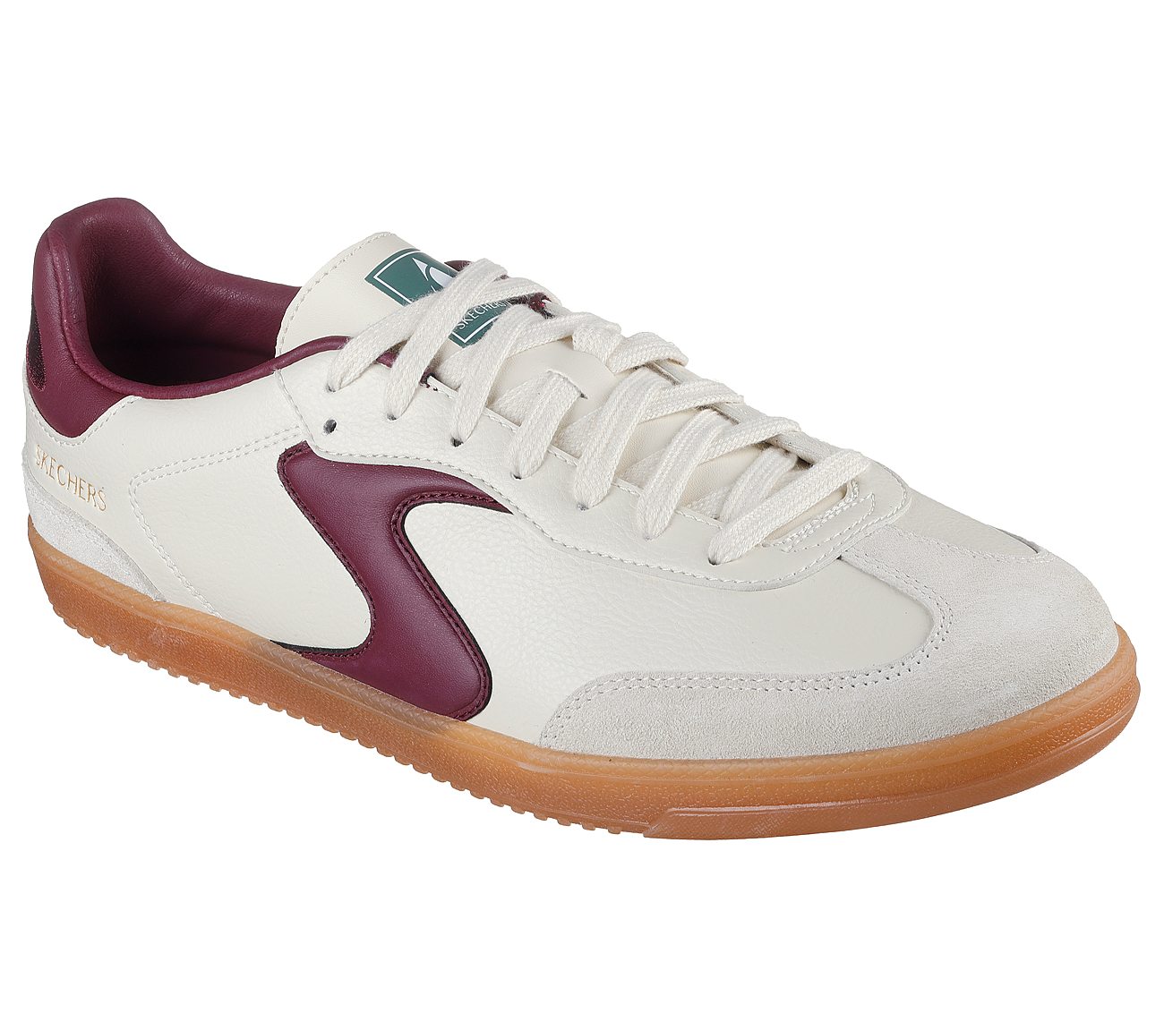 HOTSHOT - PYKE, NATURAL/BURGUNDY Footwear Right View