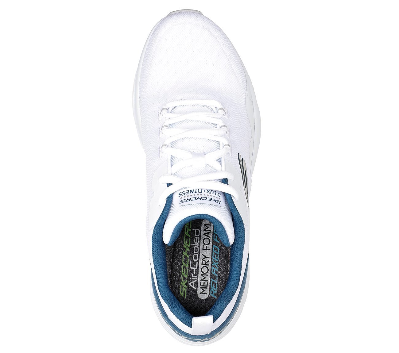 D'LUX FITNESS - ROAM FREE, WHITE/BLUE Footwear Top View