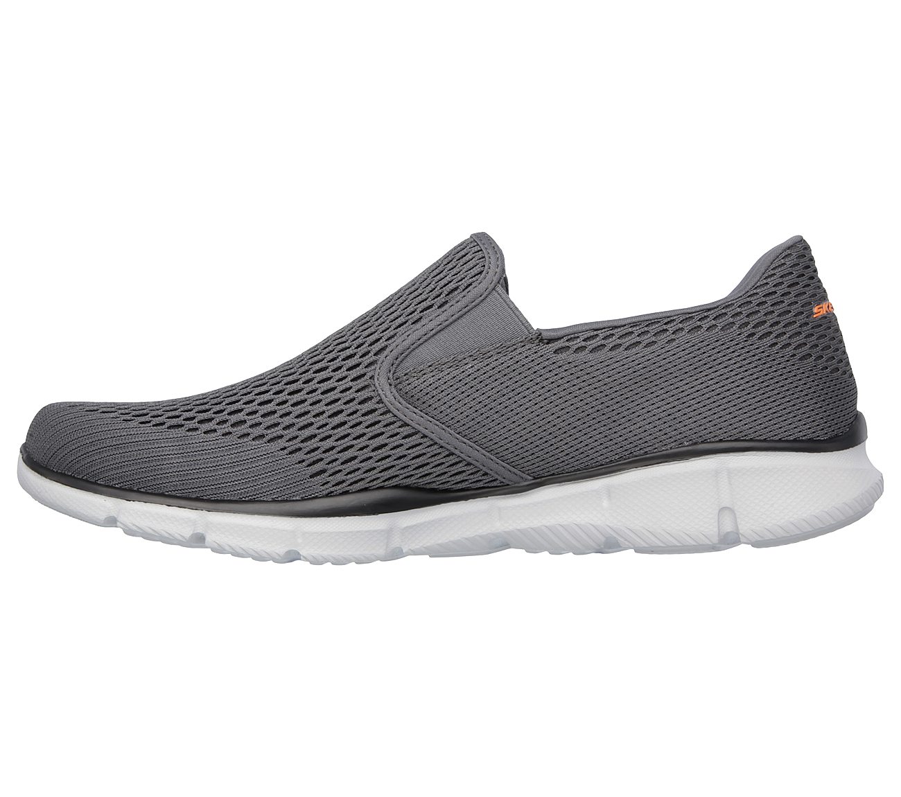 EQUALIZER- DOUBLE PLAY, CHARCOAL/ORANGE Footwear Left View