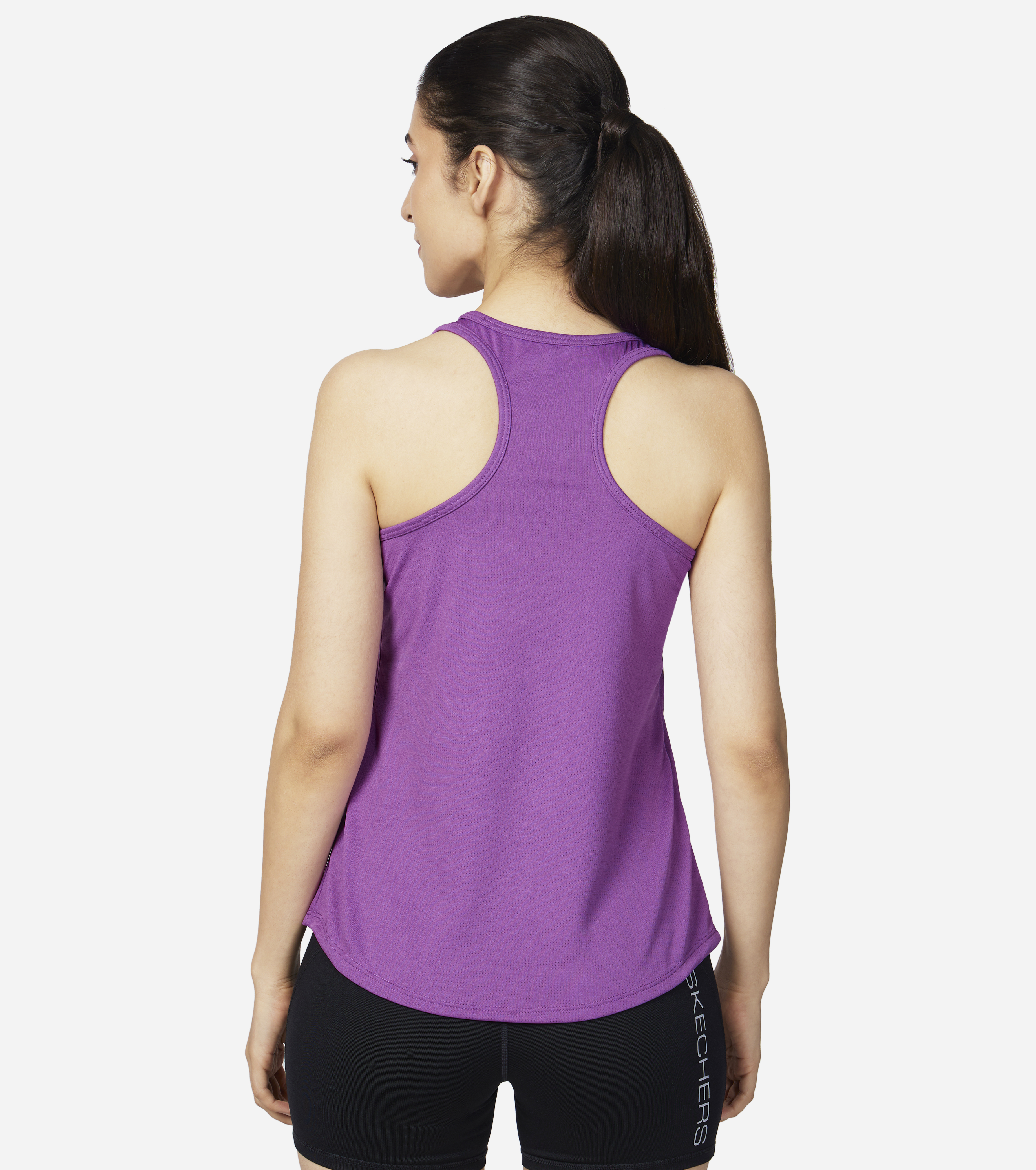 ELITE RACER TANK, PURPLE/HOT PINK Apparels Bottom View