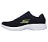 GO WALK 4 -, NAVY/LIME Footwear Left View