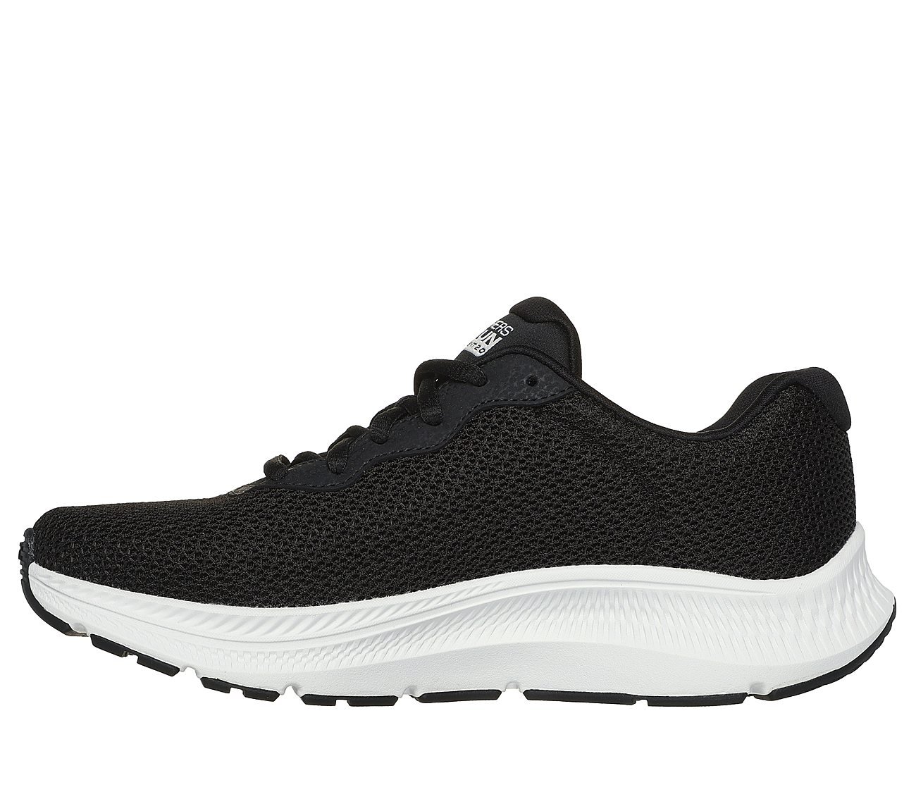 GO RUN CONSISTENT 2, BLACK/WHITE Footwear Left View