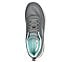 GO WALK ARCH FIT, GREY/AQUA Footwear Top View