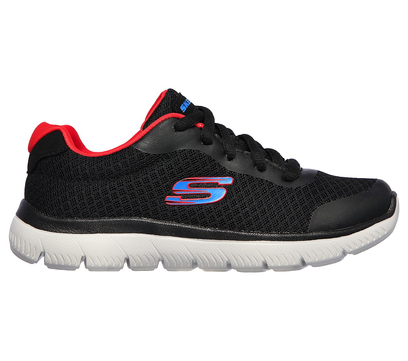 SUMMITS-LOWIX, BLACK/RED/BLUE Footwear Right View