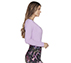 GODRI SERENE WRAP TOP, PURPLE/PERIWINKLE