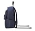 MICRO POLYESTER SINGLE COMPARTMENT & COIN POUCH BACKPACK, DARK NAVY