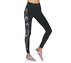 FLORET HW LEGGING, BLACK/MULTI Apparels Bottom View