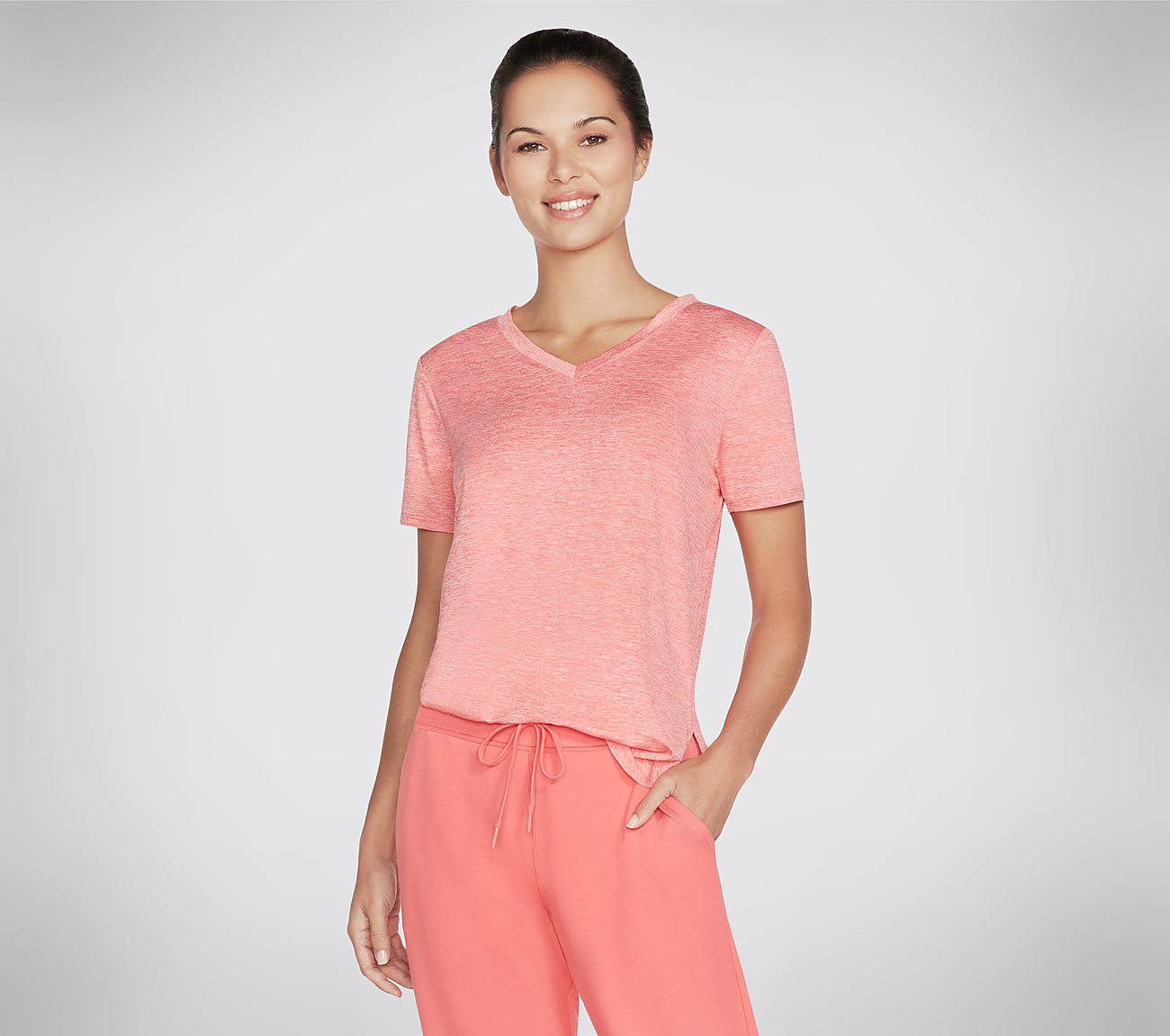 DIAMOND BLISSFUL TUNIC, CCORAL Apparel Lateral View