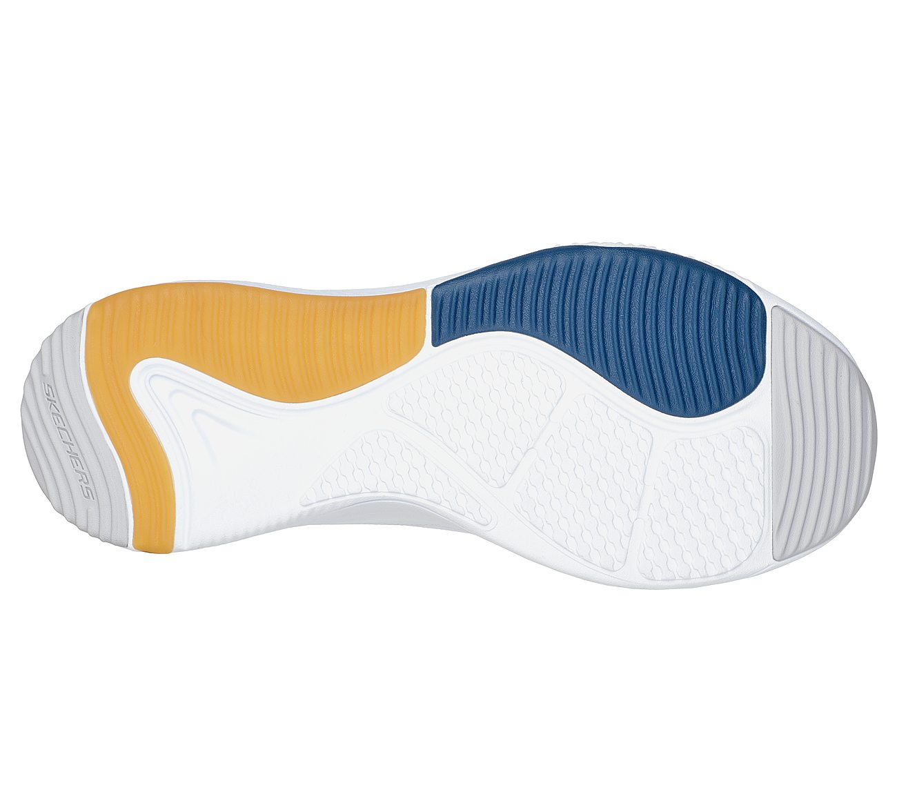 D'LUX FITNESS - ROAM FREE, WHITE/BLUE Footwear Bottom View