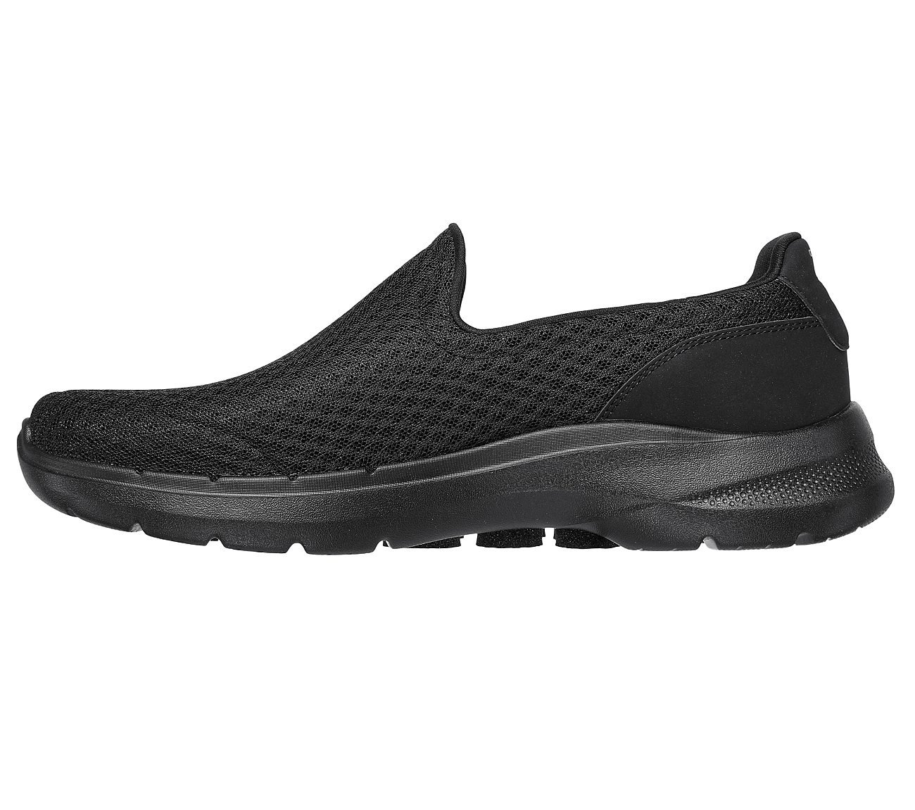 Skechers Black Go Walk-6-Motley Mens Walking Shoes - Style ID: 216208 ...