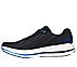 GO RUN RAZOR 4, BLACK/BLUE Footwear Left View
