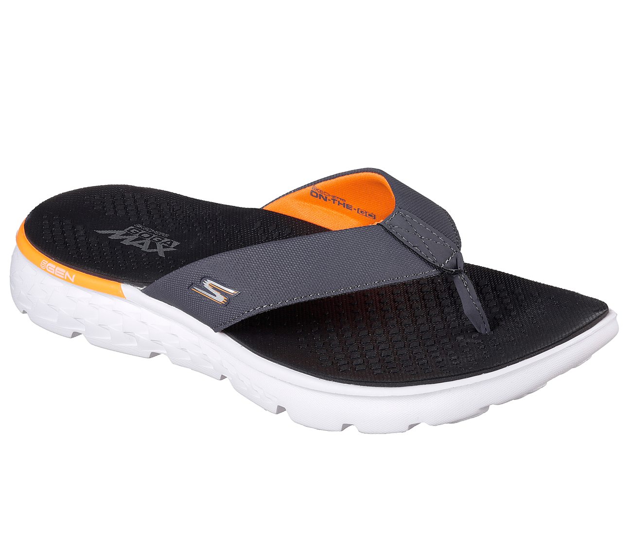 ON-THE-GO 400 - SHORE, CHARCOAL/ORANGE Footwear Lateral View