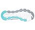 D'LUX WALKER, GREY/MINT Footwear Bottom View