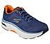 MAX CUSHIONING ARCH FIT - SWI, NAVY/ORANGE Footwear Right View