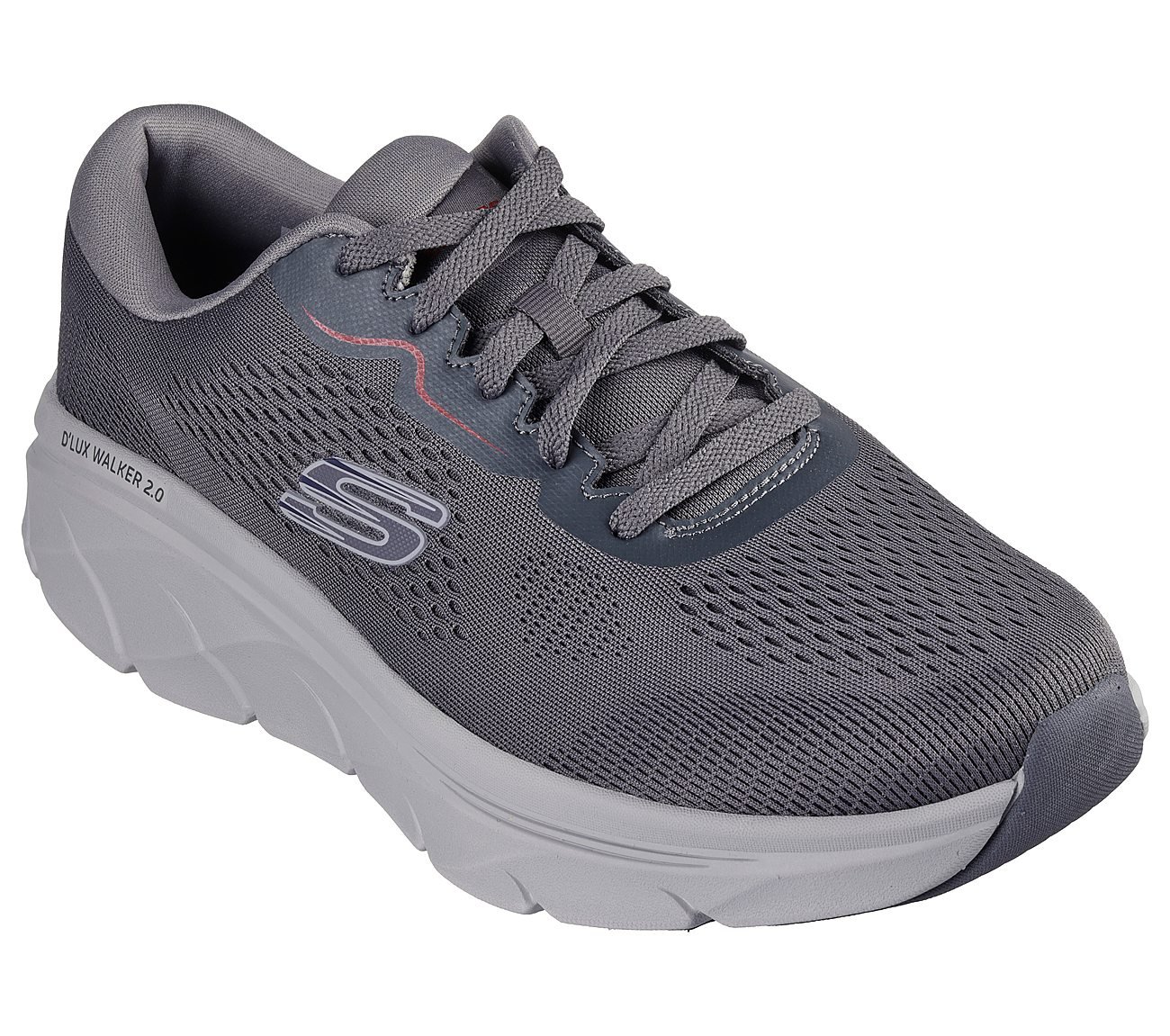 D'LUX WALKER 2.0 - SWAVE, CHARCOAL/RED Footwear Right View