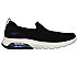 GO WALK AIR-AIRFLOW, BLACK/BLUE Footwear Right View