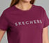 CREW NECK DIAMONTE T-SHIRT, BURGUNDY/PINK