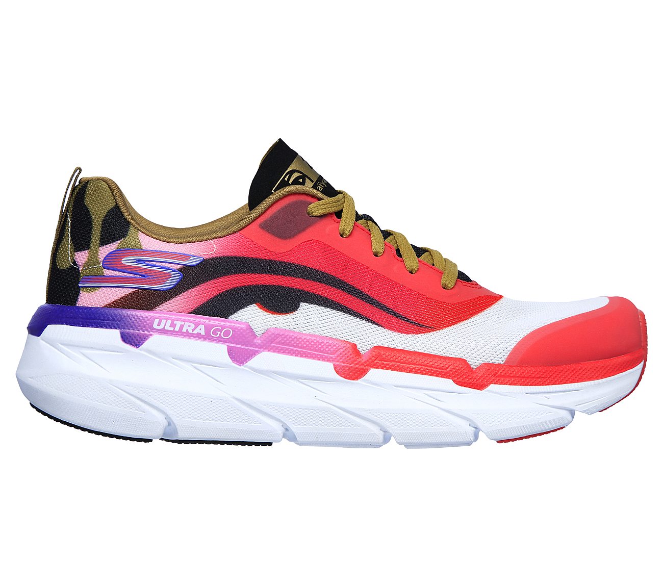 MAX CUSHIONING PREMIER-KY NAD, WHITE/MULTI Footwear Lateral View