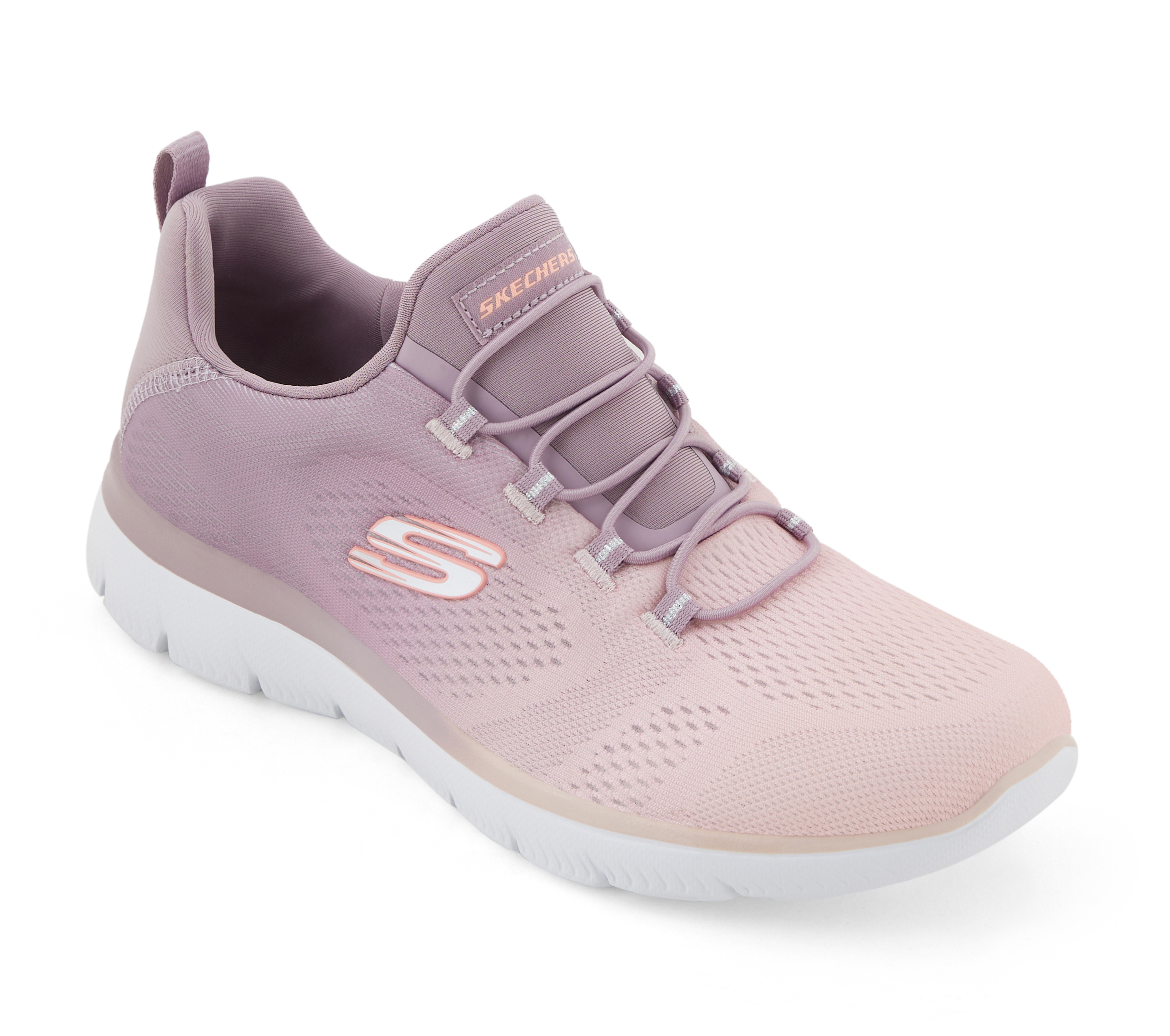 SUMMITS-BRIGHT CHARMER, LIGHT MAUVE Footwear Lateral View
