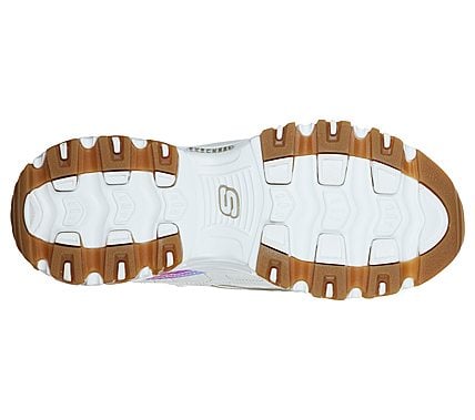 D'LITES-GOOD FORTUNE, WWWHITE Footwear Bottom View