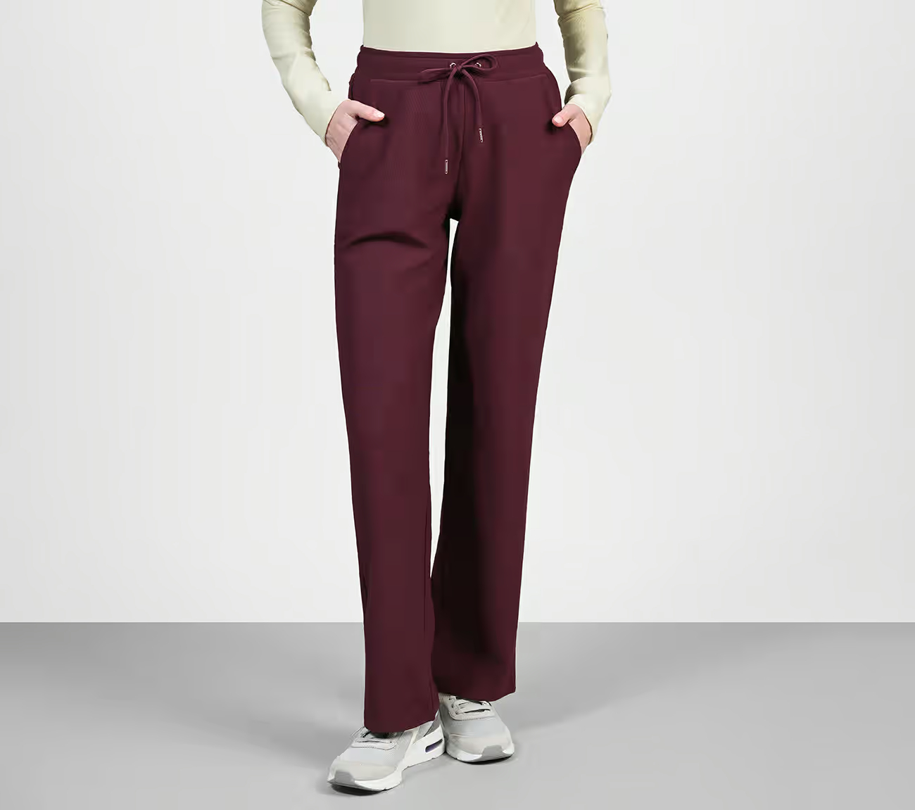 GOLUXE RIB PANT, BBBBLACK Apparel Lateral View