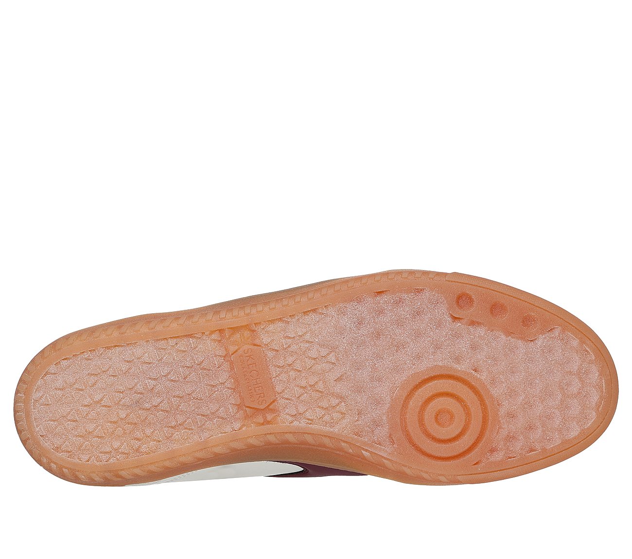 HOTSHOT - PYKE, NATURAL/BURGUNDY Footwear Bottom View