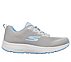 GO RUN CONSISTENT, GREY/BLUE Footwear Lateral View