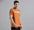 SKECHERS HAND PAINTED TEE, CHARCOAL/ORANGE