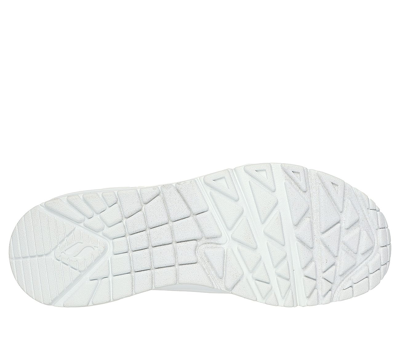 UNO - POP BACK, WHITE/HOT CORAL Footwear Bottom View